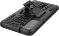 Galaxy S21 FE Case, Shockproof Hybrid Slim Dual Layer Rugged Rubber Hybrid Hard/Soft Impact Armor Defender Full Body Protective Case with Kickstand for Samsung Galaxy S21 FE 5G (2021 Model). 
