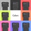 Moto One 5G Case, Moto G 5G Plus Case, Shockproof Dual Layer Rugged Rubber Hybrid Hard/Soft Impact Armor Defender Full Body Protective Case with Kickstand for Motorola Moto G 5G Plus (2020) 6.7#34;. 