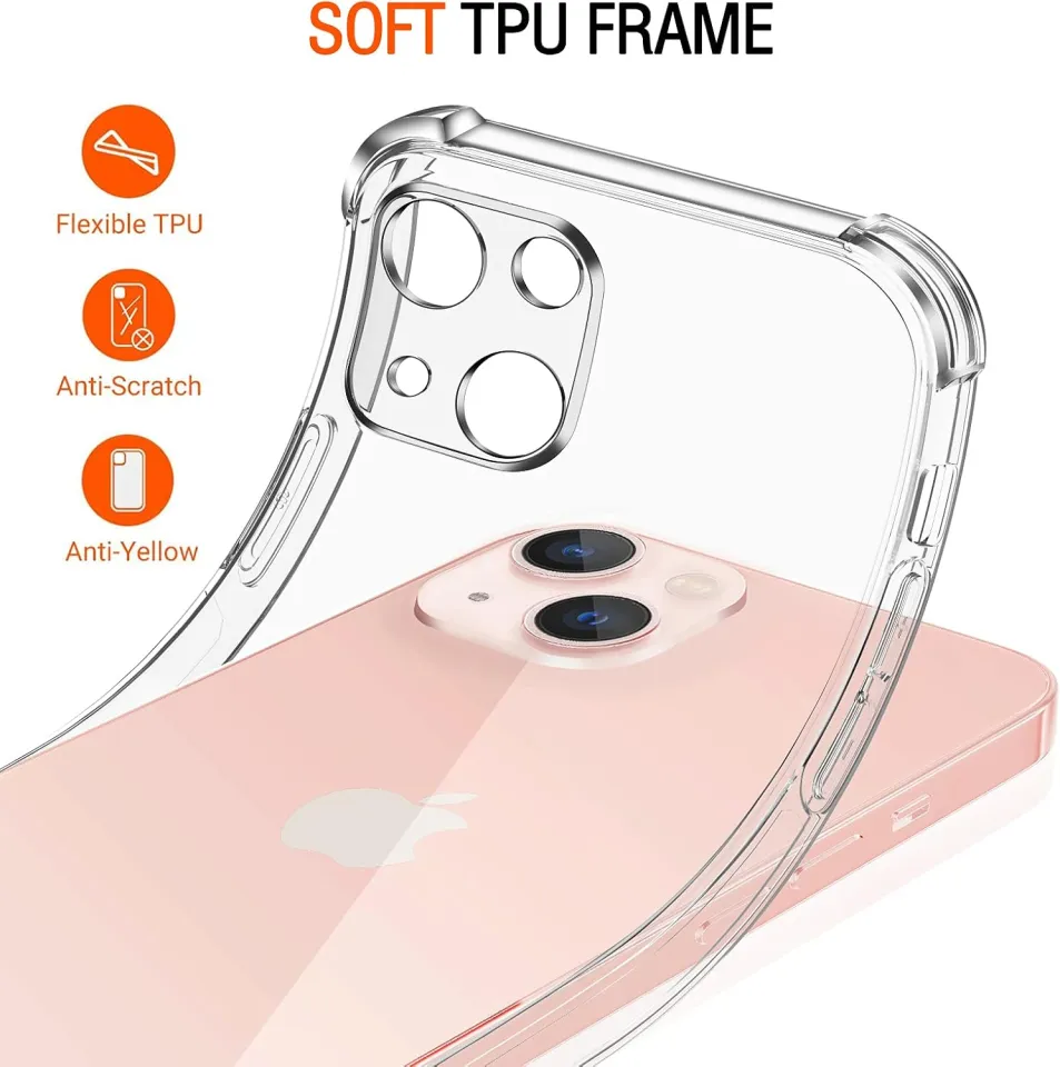 For Sony Xperia XZ1 Compact – Tempered Glass Screen Protector + Clear TPU Gel Case – Ultra Slim