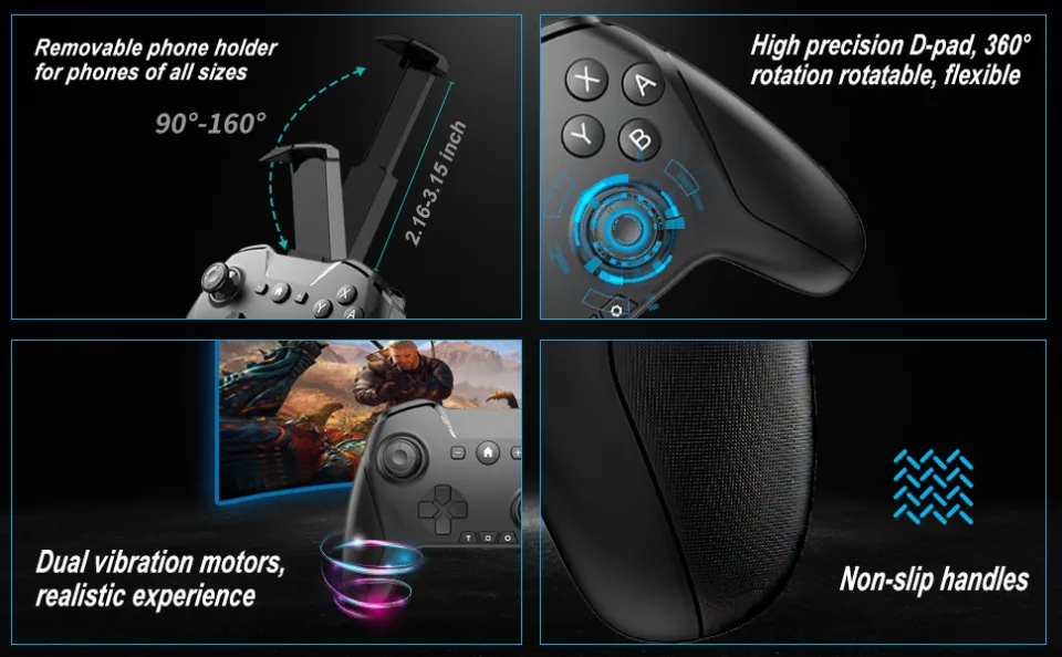 Phone Mount Nintendo Switch Pro Controller To Iphone 11 Pro Max