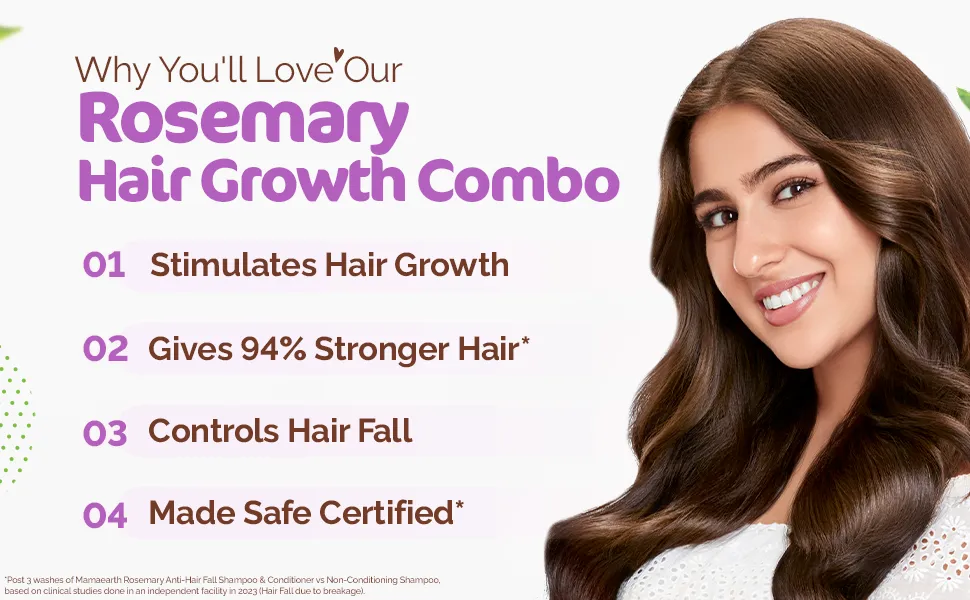 Mamaearth Rosemary Hair Growth Combo - 400 ml