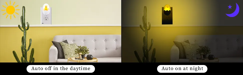 night light plug into wall