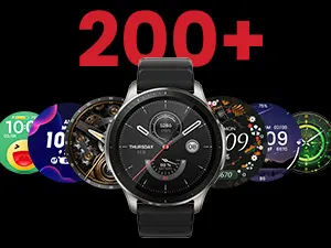 Amazfit GTR Smart Watch for Men Android iPhone, Dual-Band GPS