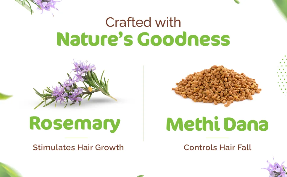 Mamaearth Rosemary Anti Hair Fall Shampoo with Rosemary & Methi Dana