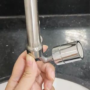 Universal 1080 Rotation Splash Filter – Faucet Extender 1080 – Faucet Splash Head – 1080° Rotatable Faucet Head – Water Nozzle Extender – Faucet Extender Kitchen - Robotic Arm Faucet Extension – Faucet Tap – Faucet Shower
