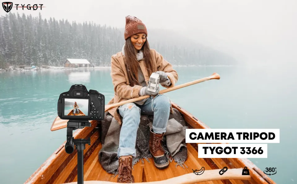 3366 Aluminum Tripod Universal Lightweight Tripod with Mobile