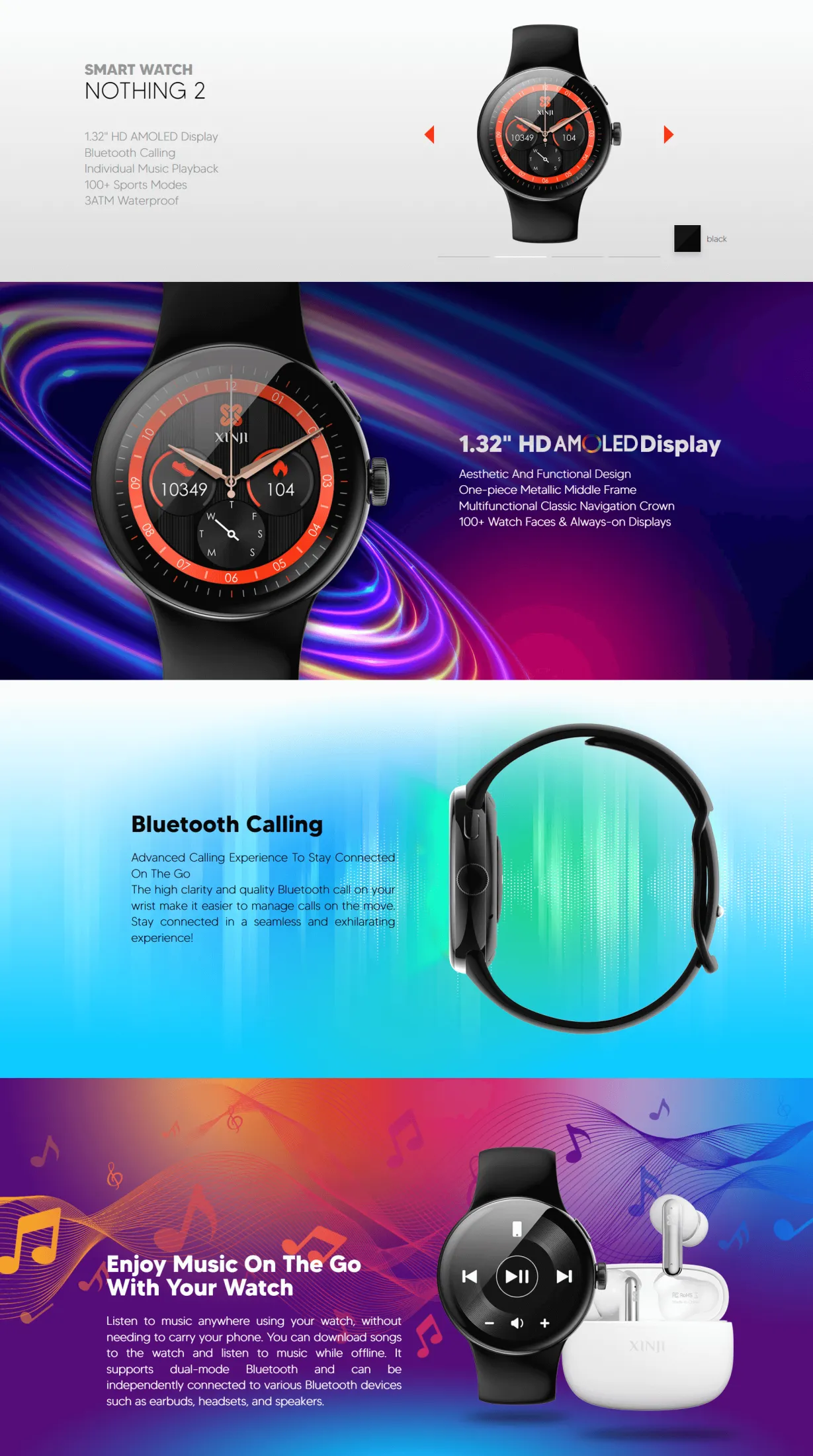 Xinji Nothing 2 SmartWatch