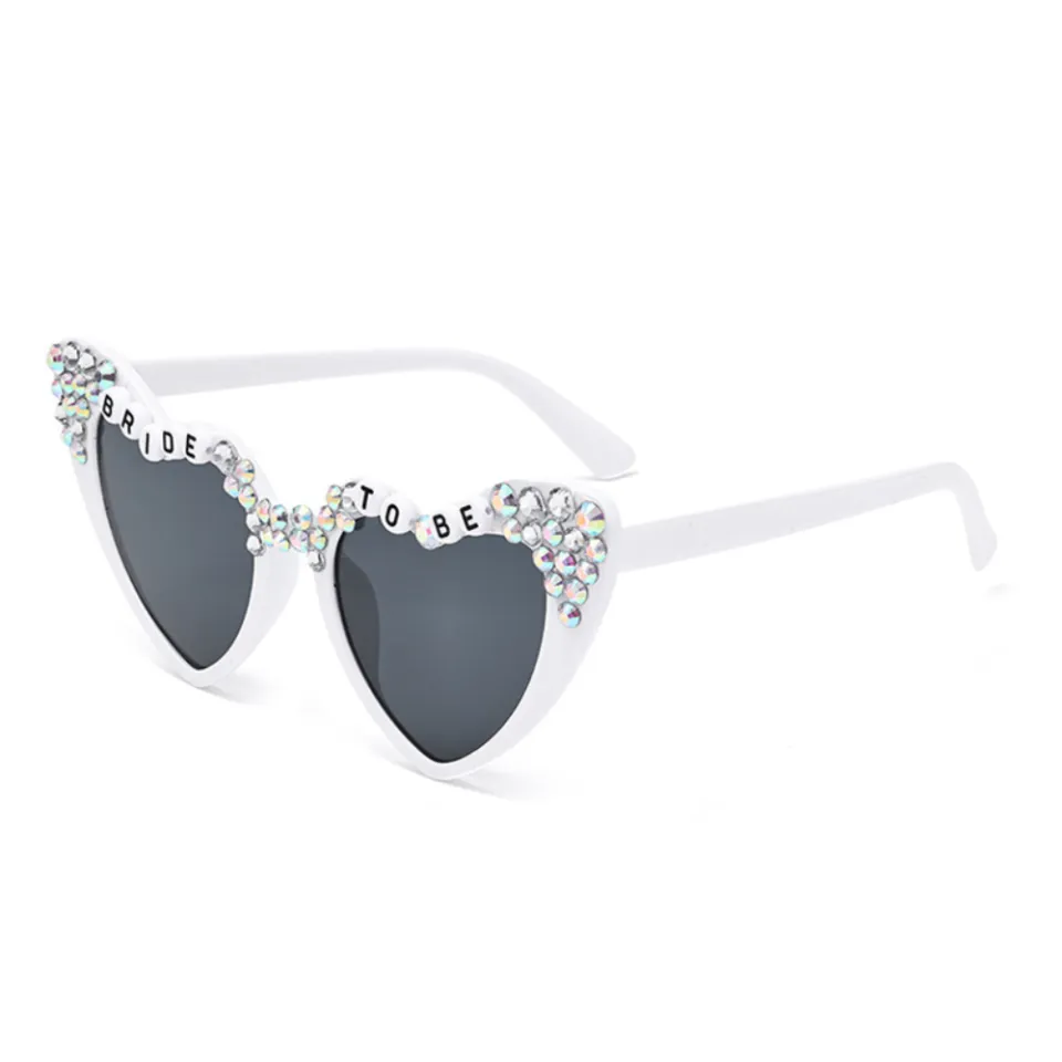 Embellished Bridal Sunglasses Customizable UV Protection Stylish