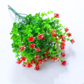 Wedding Plastic Flowers Sidewalk Outdoors Garden Lifelike Home Outdoor Flowers Decorations UV Resistant. 