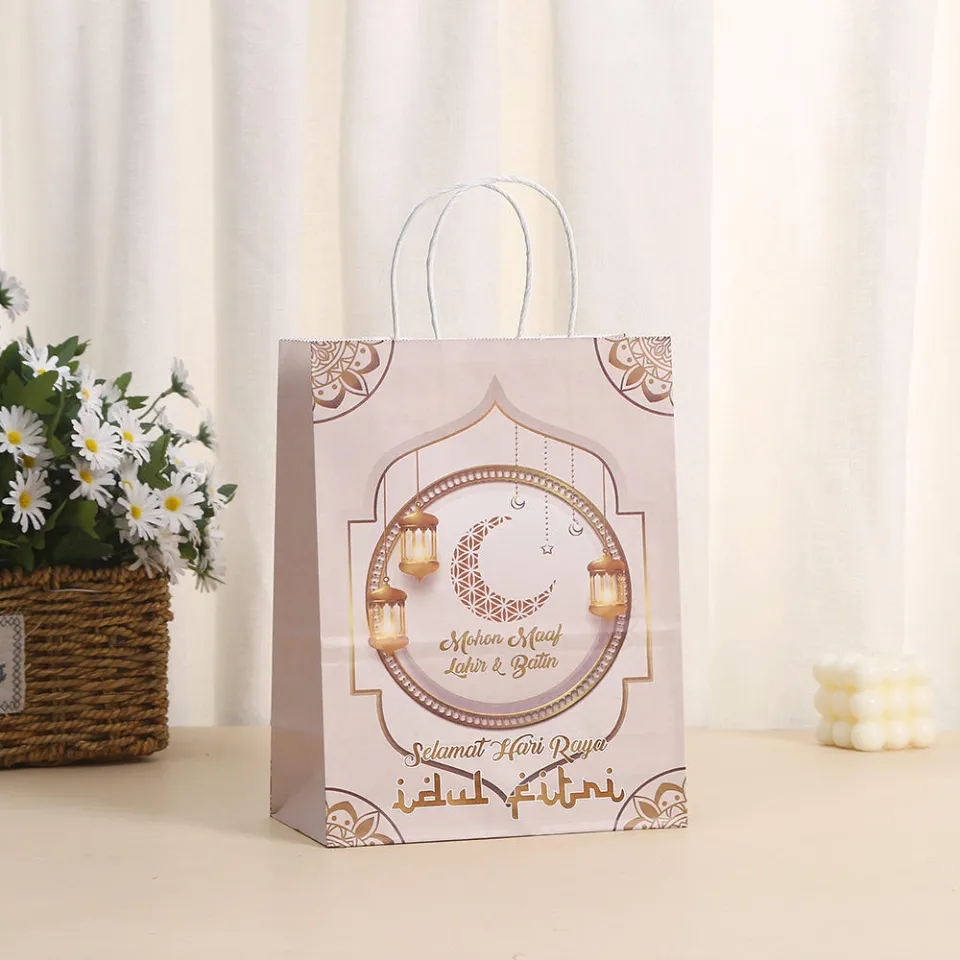 thumbnail image 2 of Colodeol 4 Pcs Extra Large Eid Mubarak Gift Bags, Ramadan Gift... 2 of 13