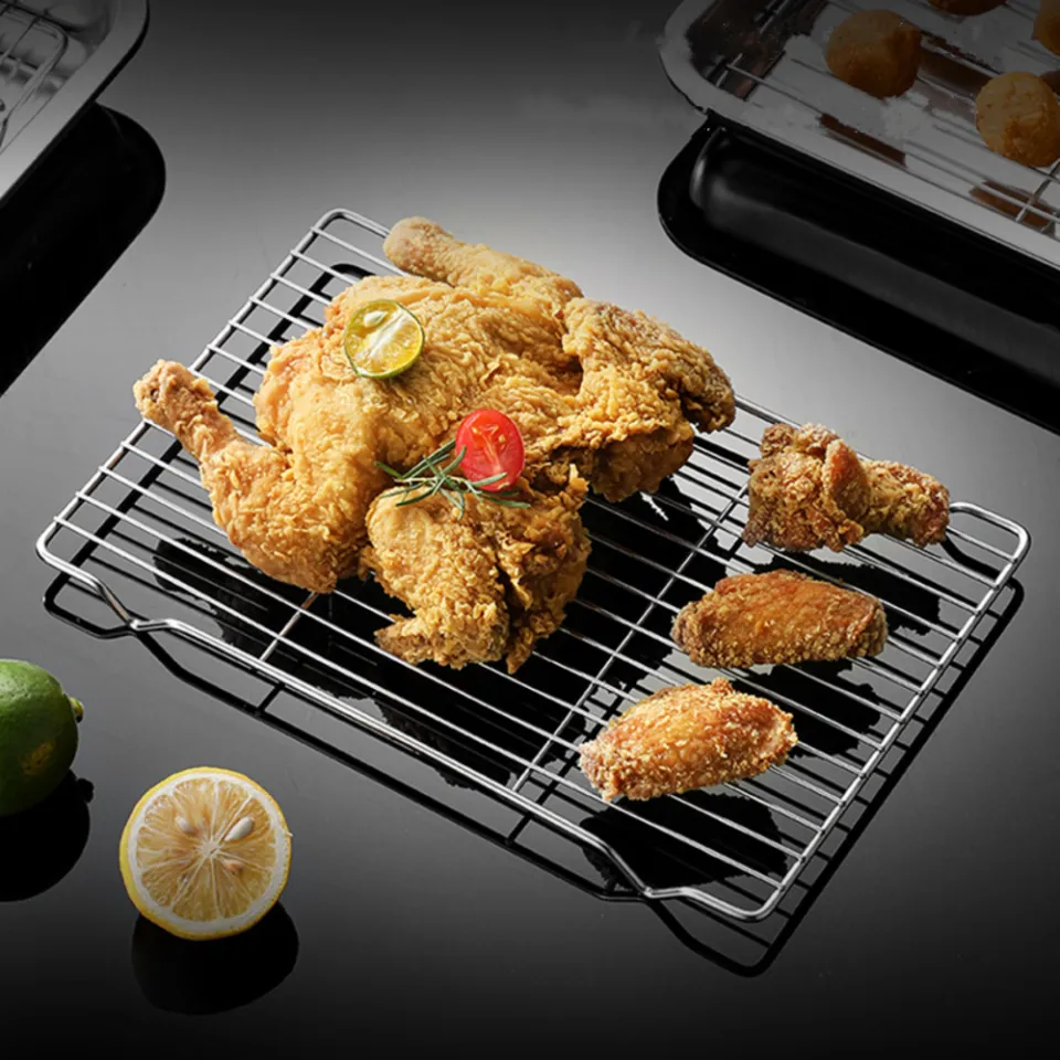 Cookie Cooling Grid Metal Cookie Tray Biscuits Baking Pan Bread