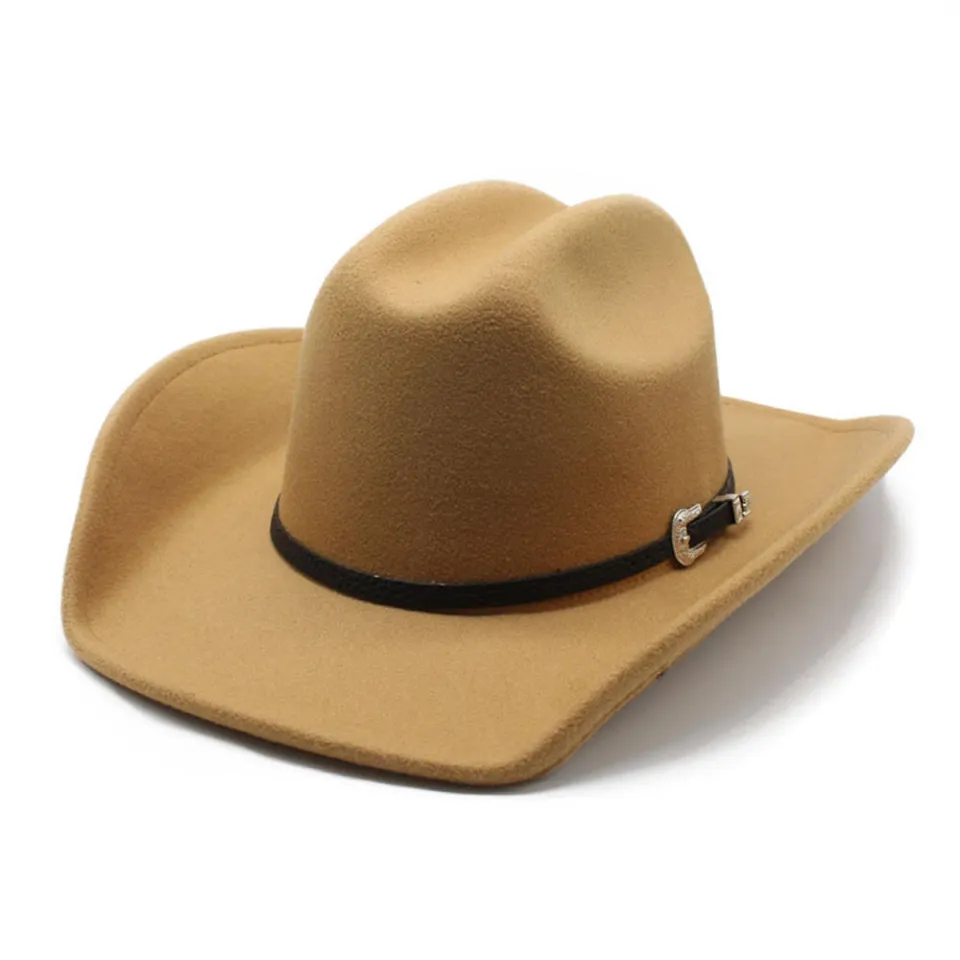 Cowboy Hat Western Style Hat Jazz Hat Fashion Fedoras Outdoor Hat