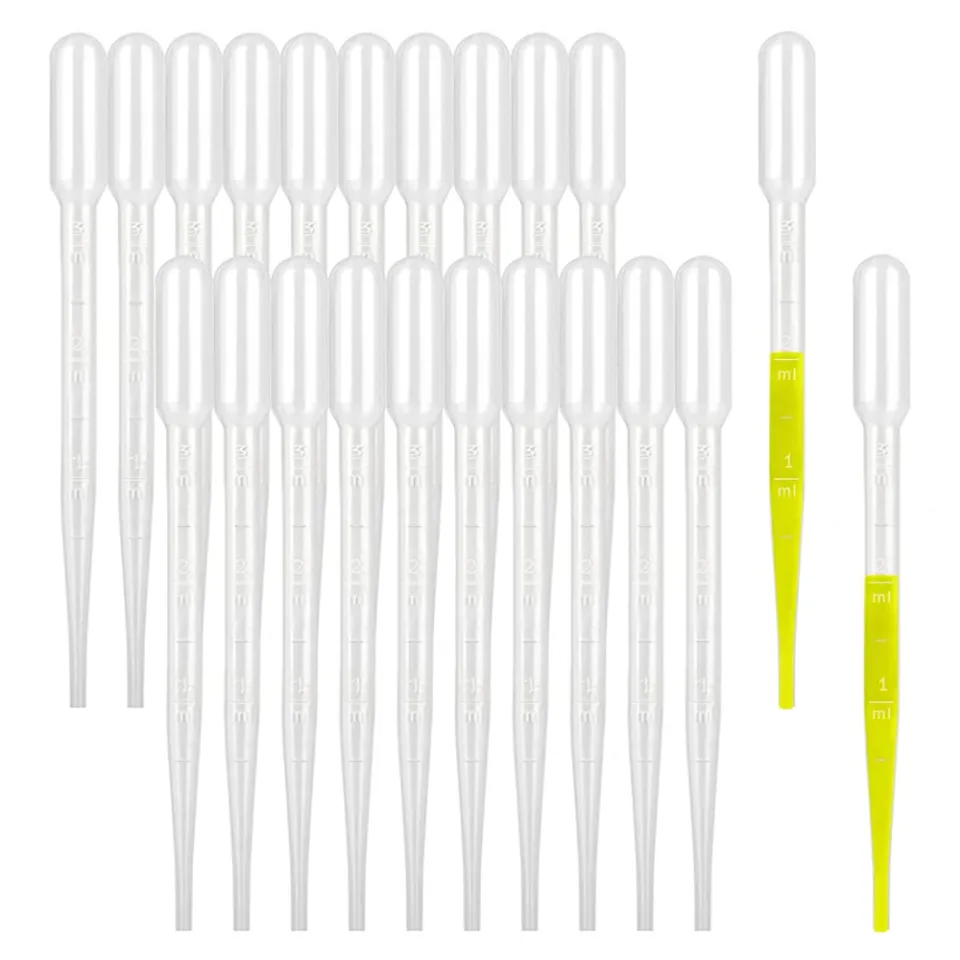 3ML Plastic Transfer Pipettes Eye Dropper, Disposable Essential Oils