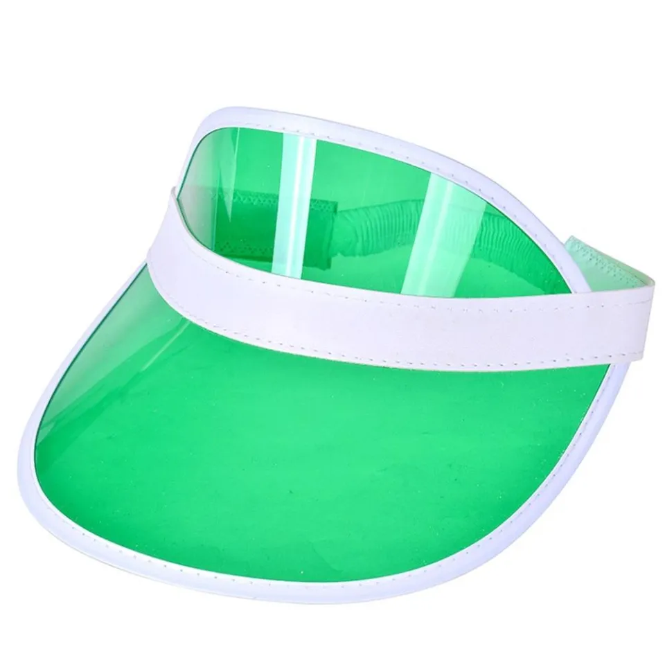 Anti-UV Sun hat Adjustable PVC material Baseball cap Transparent