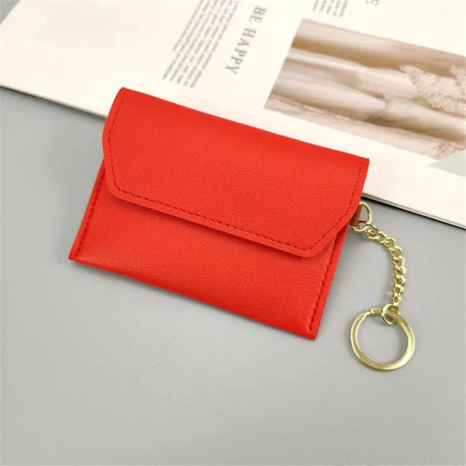 Card Holder Coin And Key Pouch Wallet Coin Purse Card Case PU