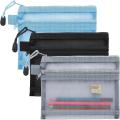 Pencil Case, Double Layer Mesh Zipper Pencil Case Multifunctional Clear Pencil Case, Portable Pencil Pouch For School Office Supplies. 