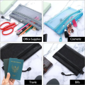Pencil Case, Double Layer Mesh Zipper Pencil Case Multifunctional Clear Pencil Case, Portable Pencil Pouch For School Office Supplies. 