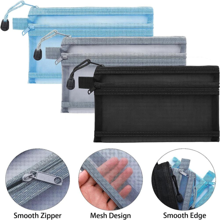 Pencil%20Case,%20Double%20Layer%20Mesh%20Zipper%20Pencil%20Case%20Multifunctional%20Clear%20Pencil%20Case,%20Portable%20Pencil%20Pouch%20For%20School%20Office%20Supplies%20-%20Image%203