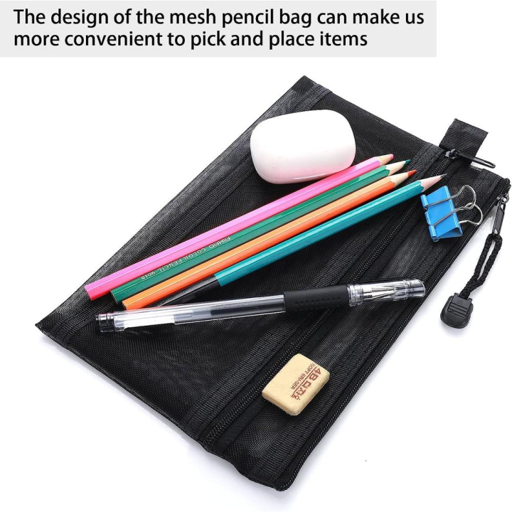 Pencil%20Case,%20Double%20Layer%20Mesh%20Zipper%20Pencil%20Case%20Multifunctional%20Clear%20Pencil%20Case,%20Portable%20Pencil%20Pouch%20For%20School%20Office%20Supplies%20-%20Image%205