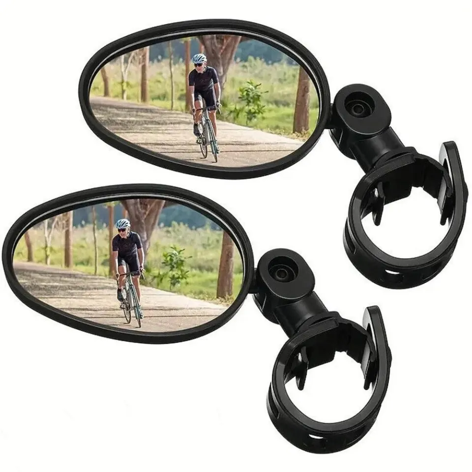 Convex Mirror Round Reflectors Cycling Equipment Handlebar Road Rotaty Mountain Bike Wide Angle Bike Mirror Daraz.pk