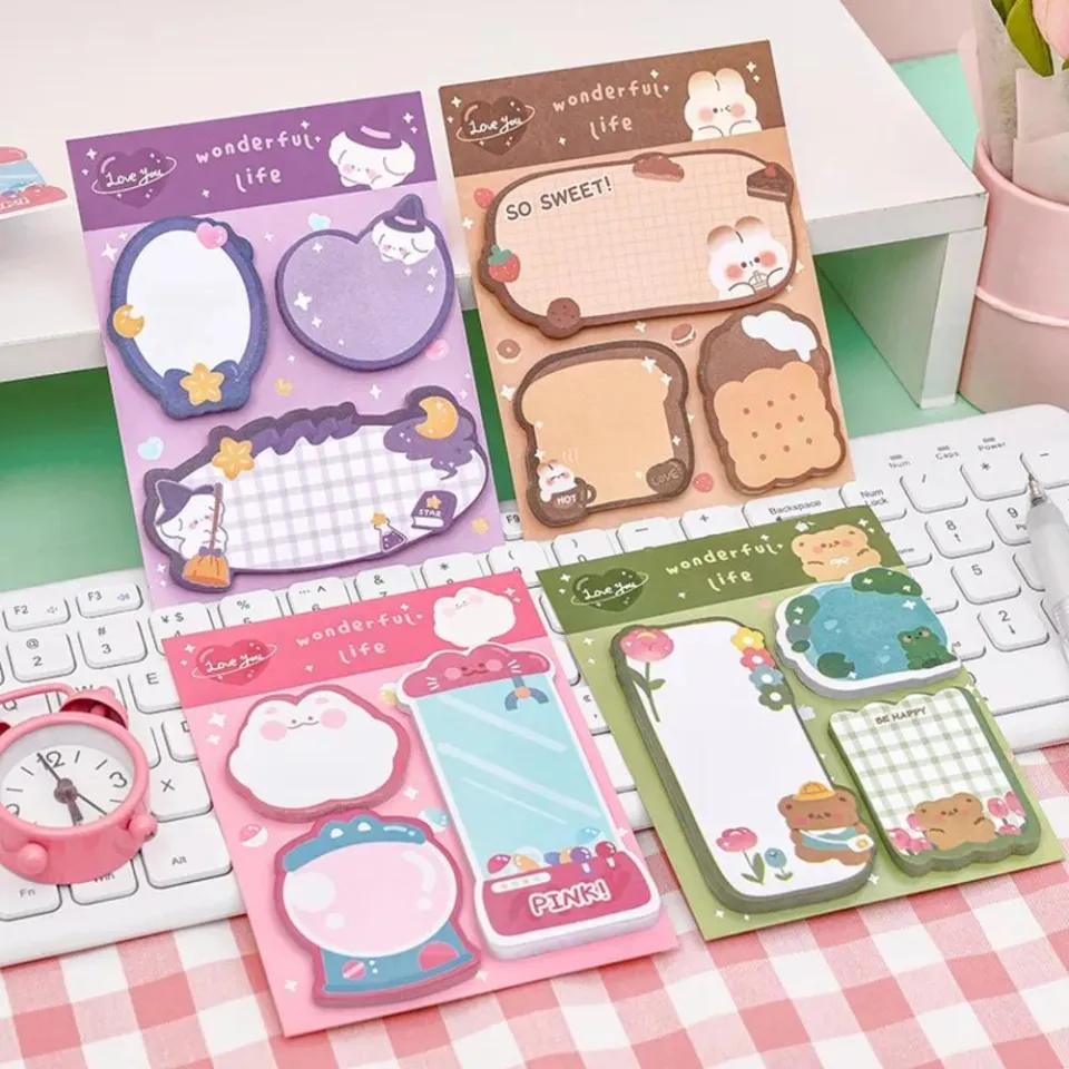 12 Pack Easter Day Sticky Note,Cute Cartoon Egg Rabbit Bunny Chicken - View #10