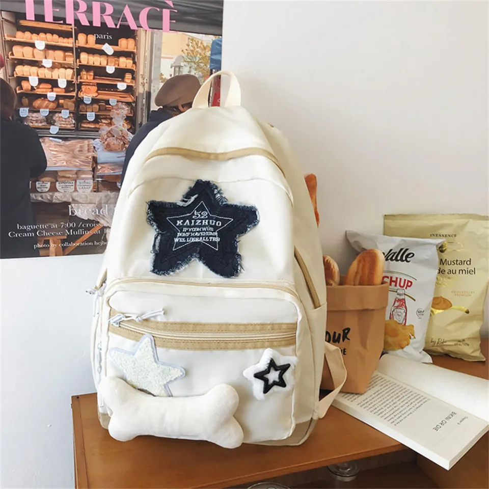 Y2K Shoulder bag Trendy Star design Large capacity Backpack Casual