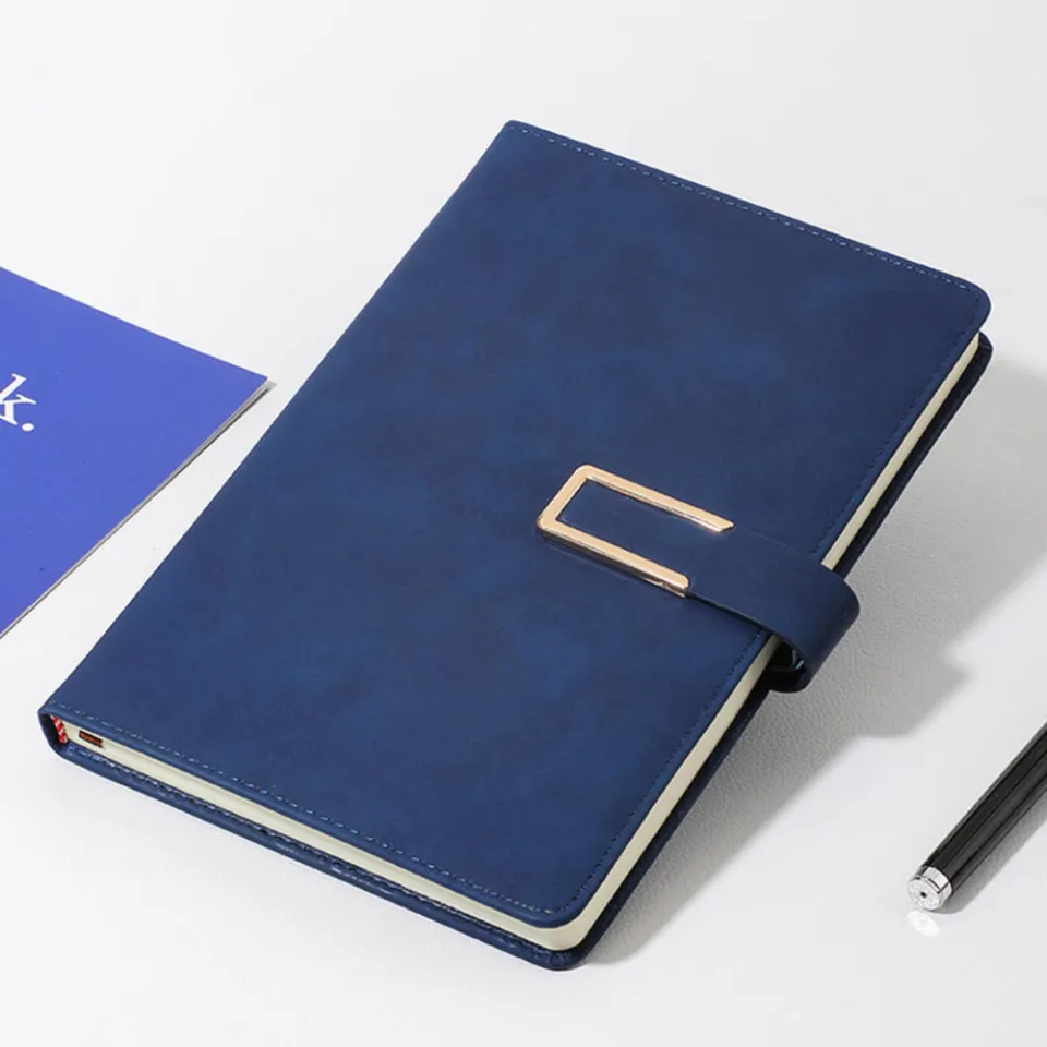 Elegant Leather Journal Business Stationery Thickened Notebook A5