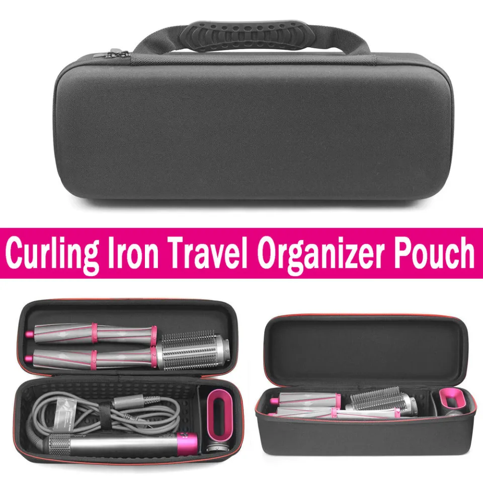 Travel Pouch Makeup Bag Organizer Bag Curling Iron Case Portable