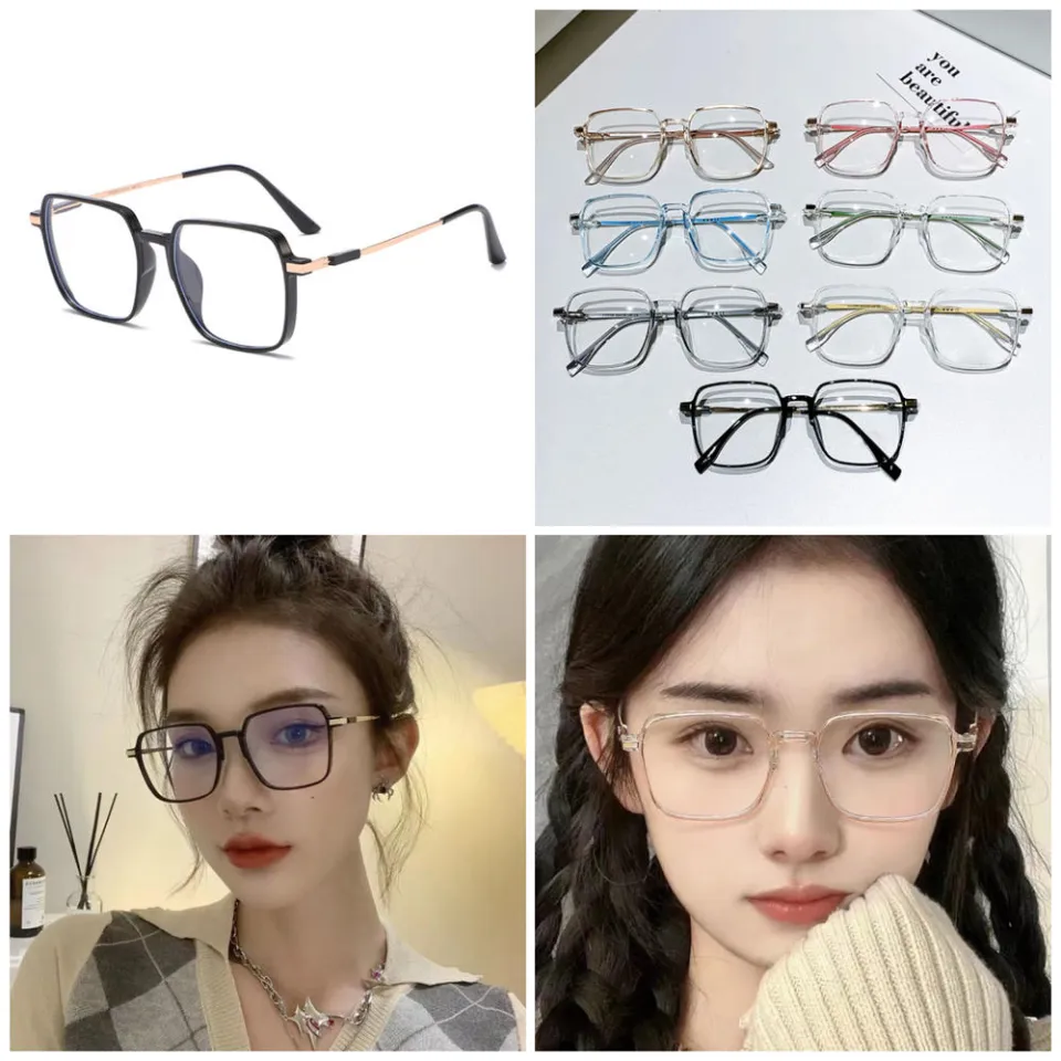Transparent Big Frame Anti-blue Light Glasses Computer Lightweight