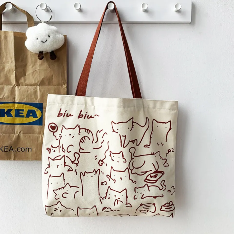 Lazada Canvas Tote Bags With Designs Canvas Bags Handbag For Women