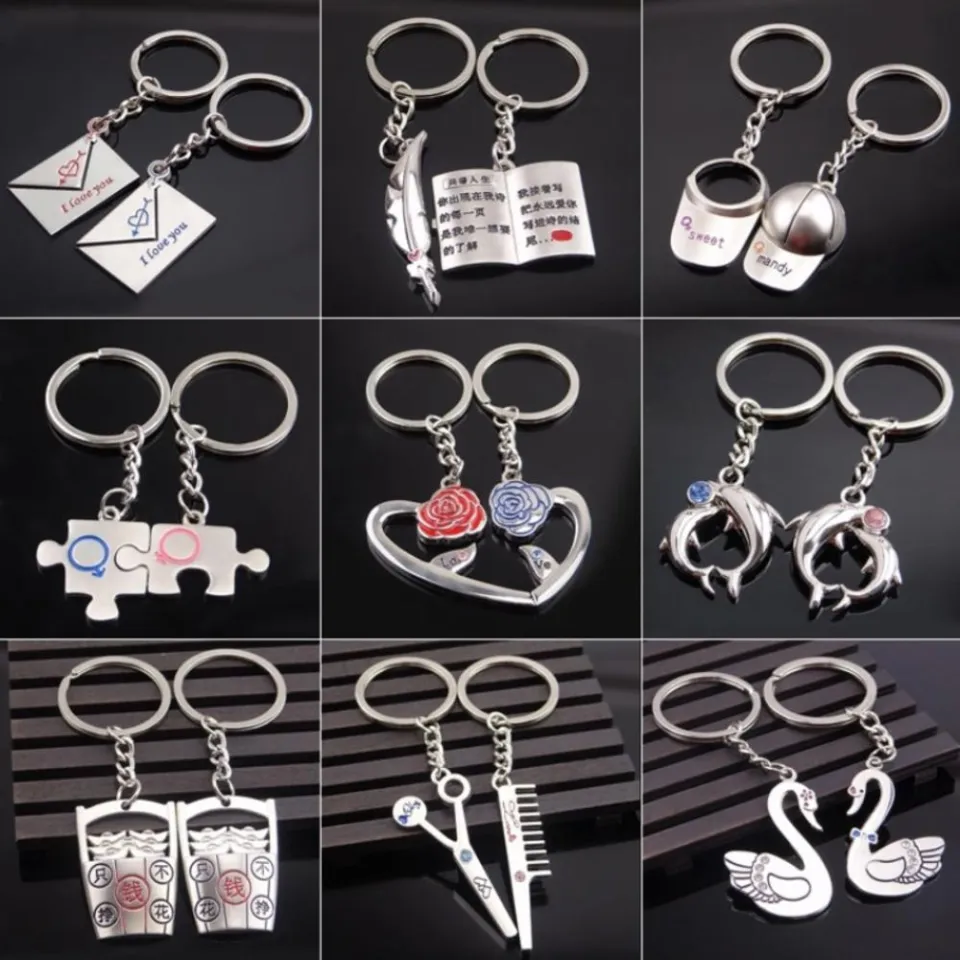 couple love key ring