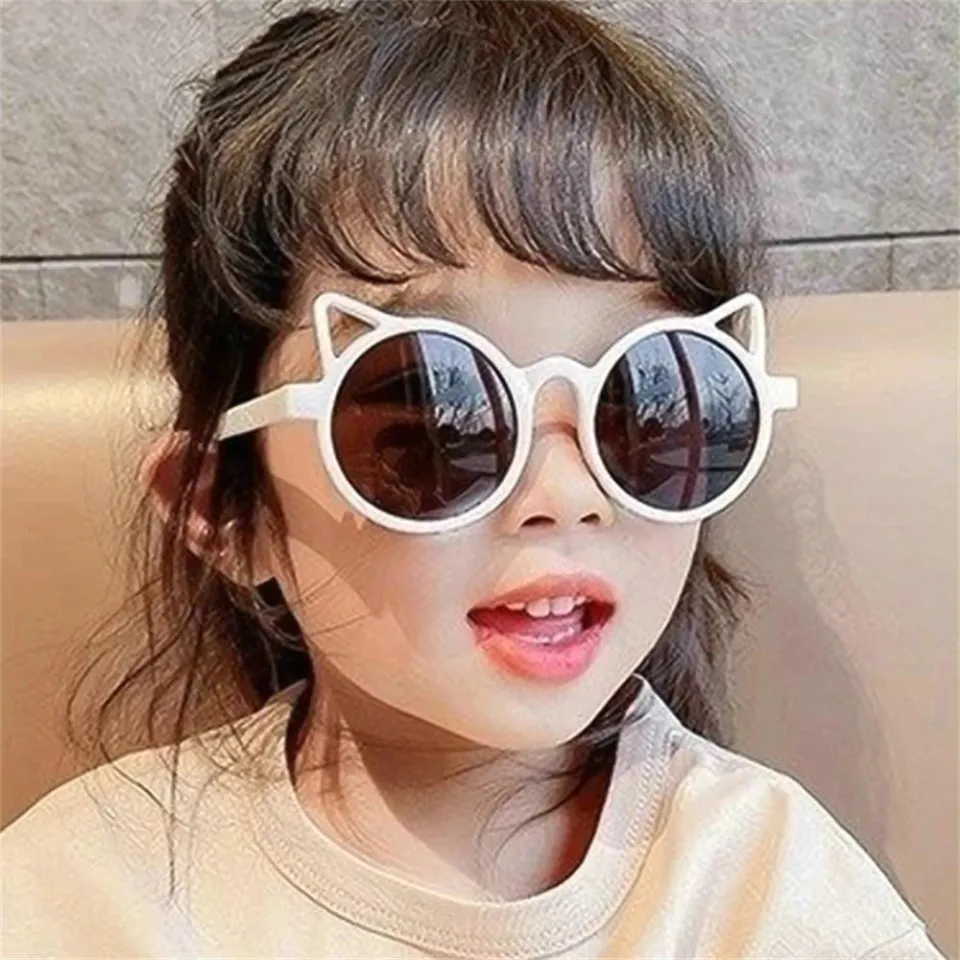 Vintage Style Children Sunglasses Lightweight UV Protection Cute