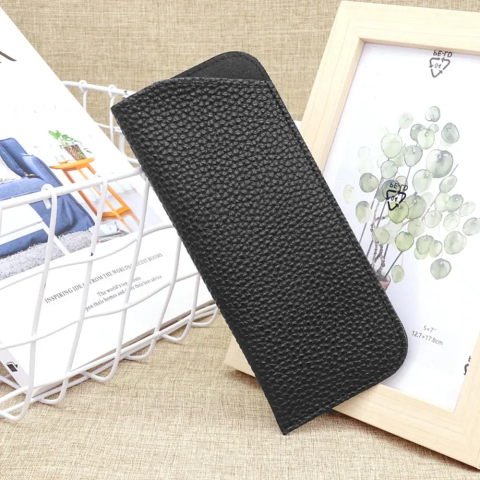 PU Glasses Case Soft-lined Sunglasses Box Eyeglasses Pouch for