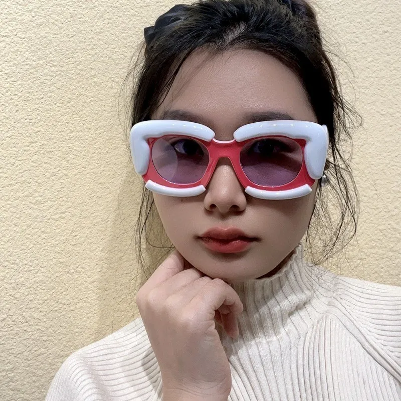 Oversized Cloud Shape Sun Glasses UV400 Protection Rim Shades