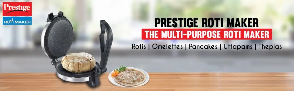 Prestige Roti Maker PRM 5.0 with Demo CD - Silver
