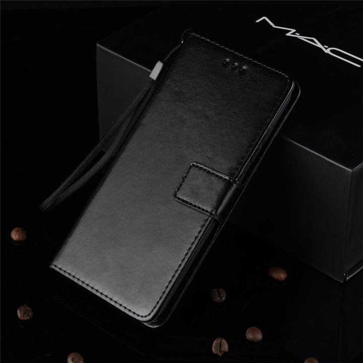 HTC Desire 12 PLUS phone case HTC Desire 12 flip cover crazy horse pattern leather case 12 flip shockproof magnetic leather card slots wallet Anti-drop  Luxury Soft Side Protection Mobile Phone Case Cover Back