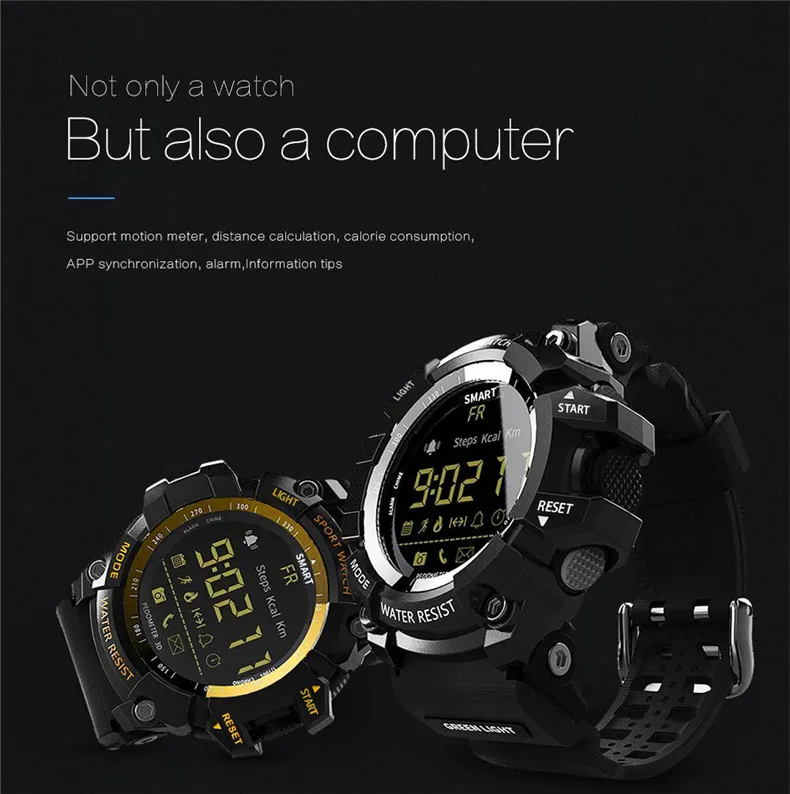 LOKMAT MK16 smart watch Bluetooth push reminder function waterproof IP68 SMart watch Daraz.pk