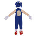 Children's Day Cartoon Sonic Boy Cosplay Game Dressing Stage Performance Costume.