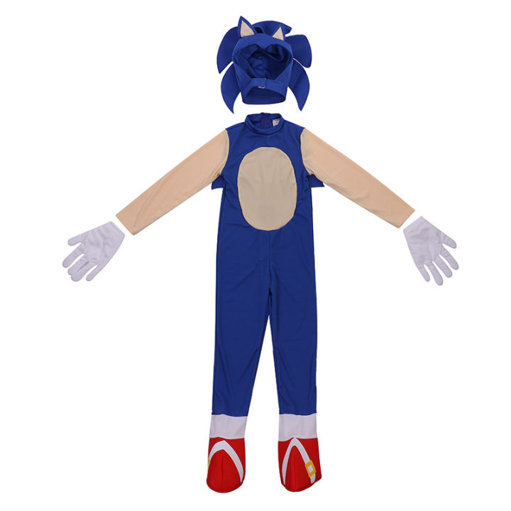 Children's%20Day%20Cartoon%20Sonic%20Boy%20Cosplay%20Game%20Dressing%20Stage%20Performance%20Costume%20-%20Image%204