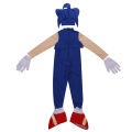 Children's Day Cartoon Sonic Boy Cosplay Game Dressing Stage Performance Costume.