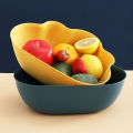 Modern creative living room tray, double layered plastic multifunctional kitchen sink, drainage basket, fruit and vegetable basin for household use. 