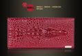 Crocodile Pattern 2022 Long Korean Genuine Leather Women's Large Capacity Wallet. 