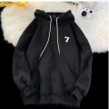 Direct sale hoodie men's fleece hooded jacket autumn and winter American high street trendy brand warm clothes. 