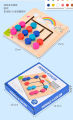 Maze toys, two person battle, four chess, puzzle, early education, thinking game, color classification. 