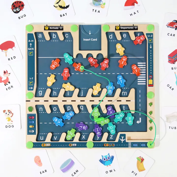 Wooden%20double-sided%20magnetic%20pen%20for%203-year-old%20children,%20color%20classification,%20bead%20maze%20tabletop%20game%20toys%20-%20Image%202