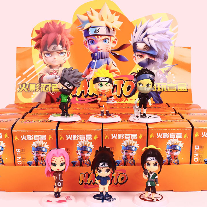 Anime Naruto assistant, big knife, Kaka Nishiyu, intelligent wave, Itachi storm, Watergate figurine model blind box