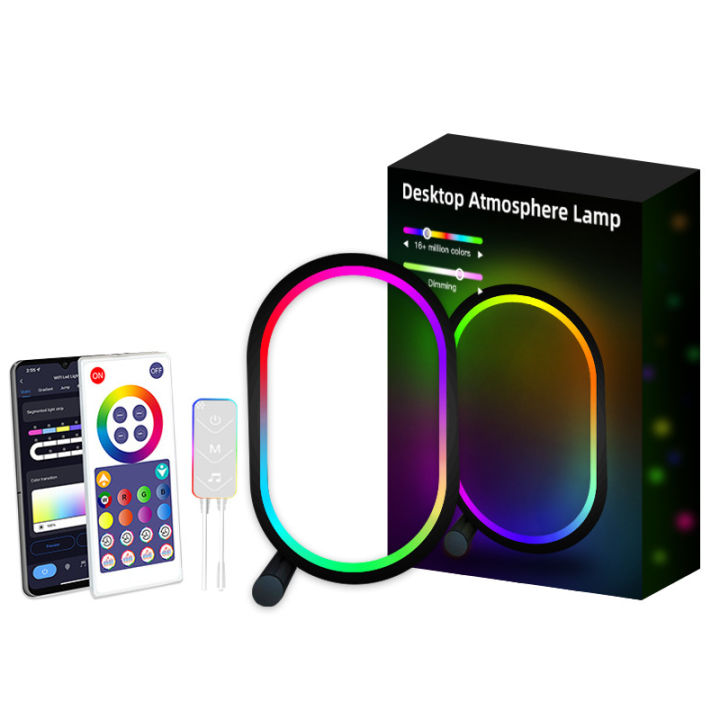 Smart%20desk%20lamp%20RGB%20phantom%20color%20pickup%20desktop%20atmosphere%20esports%20music%20rhythm%20light,%20bedroom%20bedside%20LED%20internet%20red%20light%20-%20Image%205