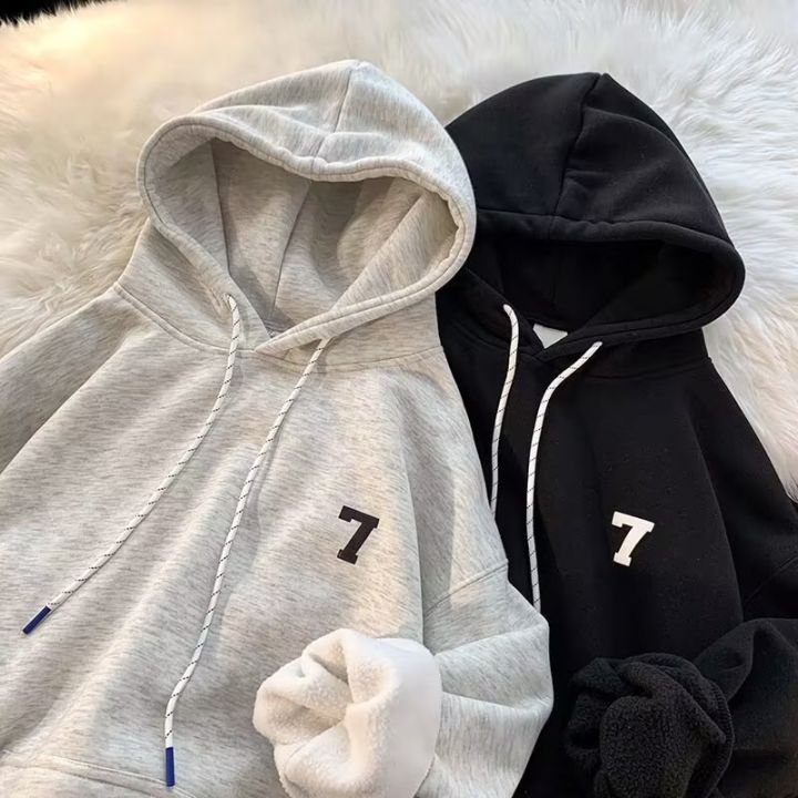 Direct sale hoodie men's fleece hooded jacket autumn and winter American high street trendy brand warm clothes