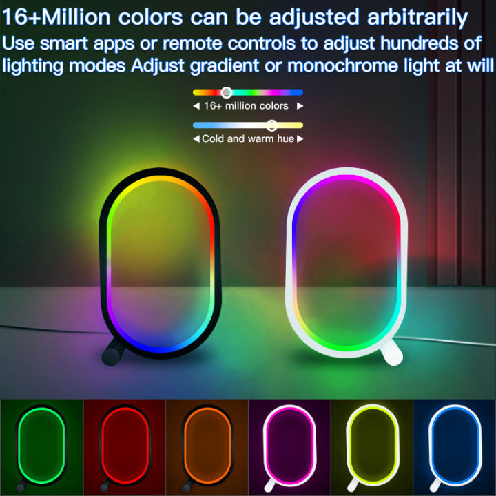 Smart%20desk%20lamp%20RGB%20phantom%20color%20pickup%20desktop%20atmosphere%20esports%20music%20rhythm%20light,%20bedroom%20bedside%20LED%20internet%20red%20light%20-%20Image%202