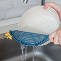 Kitchen spoon, god, stirring rod, drain, household rice washing sieve, plastic multifunctional hanging type. 